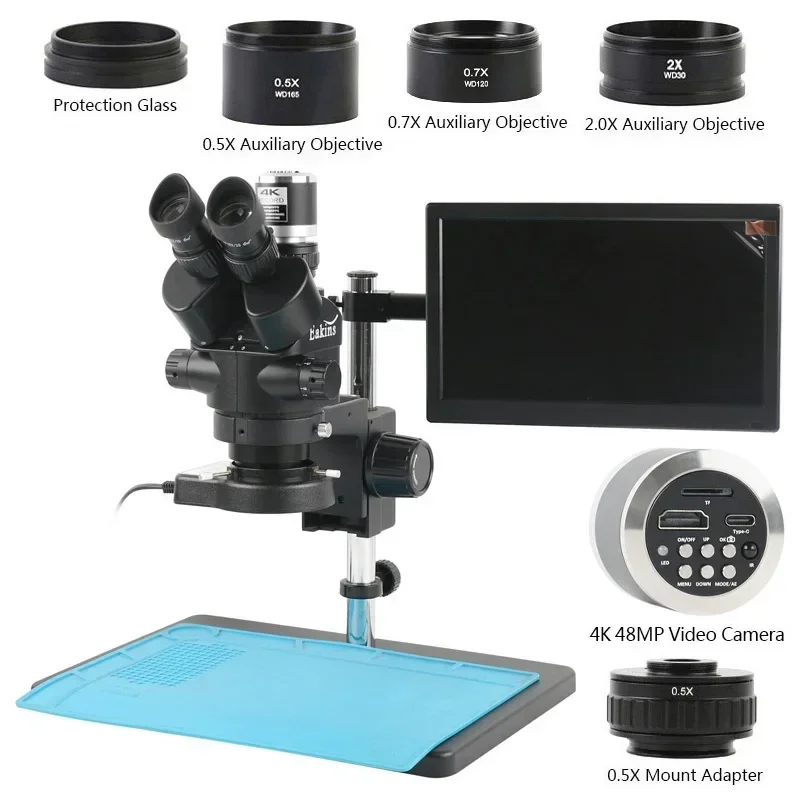 Simul Focal Trinocular Stereo  - Trinocular Stereo Microscope 7X-45X review and price