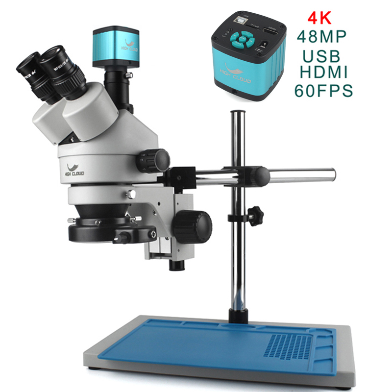 4K 48MP HDMI Camera Set 3.5X 9 - Simul-Focal Industrial Microscope 4K Hdmi review and price