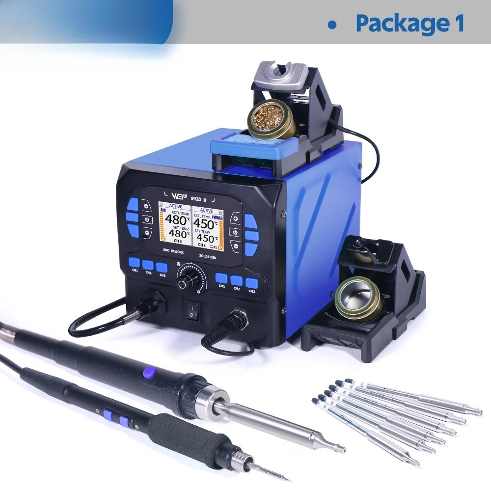 992D-II 2 In 1 LCD Display  Ho - C210 Precision Soldering Station review and price