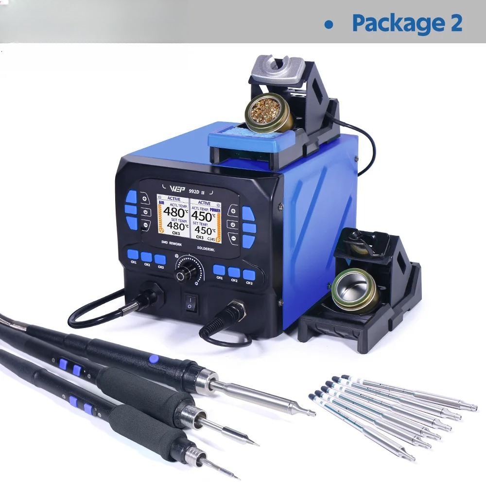 992D-II 2 In 1 LCD Display  Ho - C210 Precision Soldering Station review and price