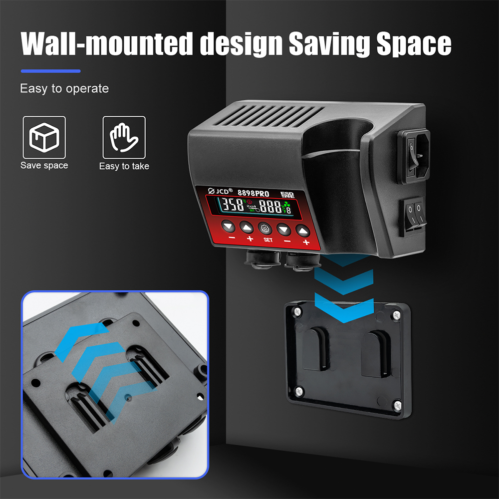 JCD 8898Pro 2 in 1 Soldering S - 2 In 1 Soldering Rework Station 750W review and price